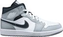 Nike Air Jordan 1 Mid Light Smoke Grey Anthracite - Baskets - Unisexe - 40.5