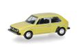 Herpa Modelauto VW Golf I, briljantgeel (TT-schaal), miniatuur schaal 1:120, verzamelobject, Made in Germany, kunststofmodel