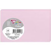 Pollen by Clairefontaine Clairefontaine Pollen Rose Dragee 25 Carte 82x128