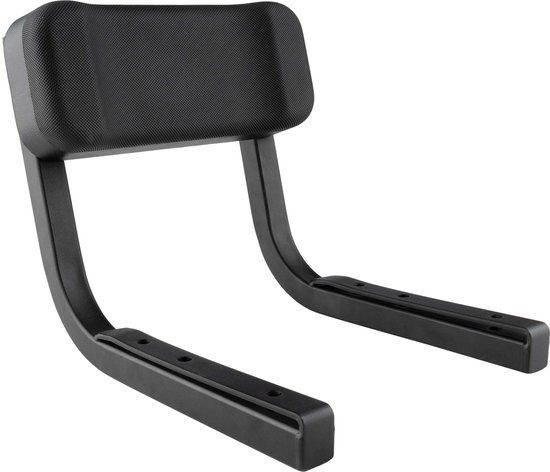 Rower Seat Back Kit - Black - For Dual Rail Rowers - Expandable