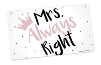 Ontbijtplankje Mrs. Always Right Ontbijtplankje