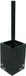 Gedy Auckland Zwart Toiletborstel met Houder Vrijstaand Transparant Hars RVS 37.5 cm