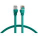 Patchkabel RJ45 Flachpatchkabel Cat.6A U/FTP PVC, grün 0,25m - 1 VPE = 10 Stück