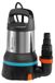 GARDENA Pompe submersible Aquasensor 17000 Inox Noir/bleu/orange