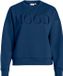 VILA VIREFLECT MOOD EMB L/S SWEAT TOP/R/3 Femme S Navy Peony