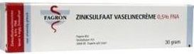 Fagron Zinc Sulphate Vaseline Cream 0.5% Fna 30g