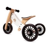 Kinderfeets ® 2-in-1 Driewieler Tiny Tot Plus wit