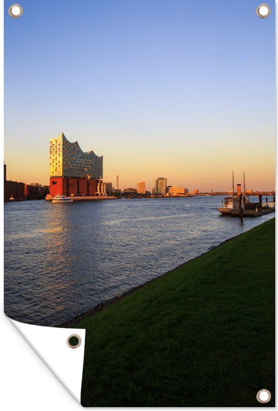 GreatGardenPosters Tuinposter De Elbphilharmonie in Hamburg - 40x60 cm - PVC - Buitenposter