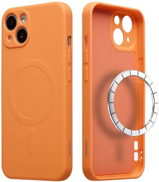 imoshion Color Backcover geschikt voor MagSafe - Oranje - Apple iPhone 15