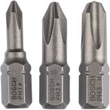 Bosch Jeu de forets 1/4 MaxGrip - PH1, PH2, PH3 - 3 pièces