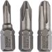 Bosch Jeu de forets 1/4 MaxGrip - PH1, PH2, PH3 - 3 pièces
