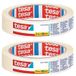 Tesa Afplaktape - 5x rol - wit - 19 mm x 25 m - schilderstape - maskeertape - Masking tape