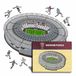 Iconic Puzzles - Puzzel van 100% duurzaam hout met officiële licentie, L, 500 stuks, West Ham-stadion