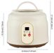 Mini réchaud - Cuiseur électrique multifonctionnel - 1,8 litre, adapté pour 1-2 personnes - Chauffage 3D 200-600W - Cuve intérieure en acier inoxydable - Minuterie et écran LCD - Prise UE 220V - Jaune