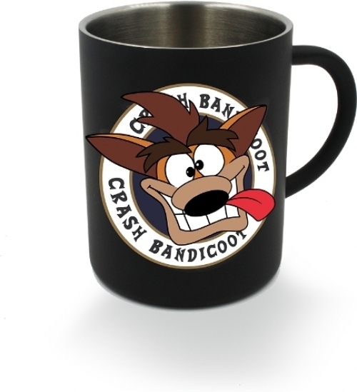 Numskull Crash Bandicoot - Crash Black Steel Mug