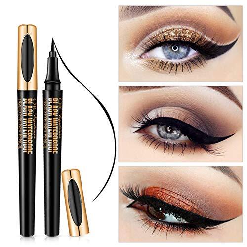 Rolempon Eyeliner vloeibare voering - Smudge Proof Eyeliner Met Ultrafijne Tip - Langdurige slijtage Eyeliner Liquid Liner, hoog gepigmenteerde oogmake-uptools voor dames en meisjes