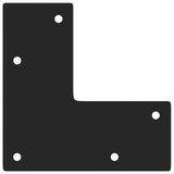 VidaXL Haarnadelpoten voor salontafel 4 st 20 cm massief staal zwart
