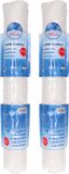 Decoris Sneeuwdeken - 2x stuks - blanc - 300 x 60 cm