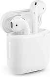 Beschermhoes Apple Airpods 1 silicone case airpod hoes precies passend (wit)