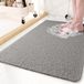 AIRPASxie Kft. Tapis de bain antidérapant, 60 x 90 cm, gris