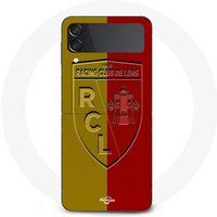 Samsung Etui Samsung Galaxy Z Flip4 RCL LENS Logo geel en rode achtergrond