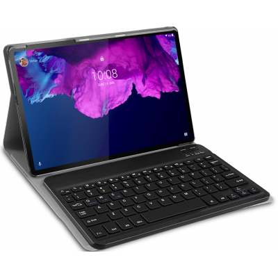 qMust Lenovo Tab P11 Slimline QWERTY Bluetooth Keyboard zwart qwerty