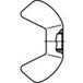 TOOLCRAFT 827784 Écrou à oreilles M3 Acier zingué 10 pièce(s)