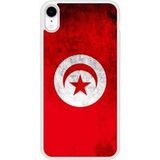 Verstevigd hoesje met sublimatie bedrukking, compatibel met Apple iPhone XR Drapeau tunisie