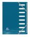 OXFORD Oceanis Ordnermap, standaard, A4, 8 posities, omslag polypro, gerecycled, ondoorzichtig, willekeurige kleur