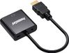 PremiumCord HDMI-naar-VGA-converter met 3,5 mm stereo jack audio met audiokabel, HDMI 1.3, HDCP 1.2, ondersteunt Full HD 1080p, vergulde aansluitingen