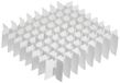 NeoLab 2-2883 rasterinzetstukken economy voor Kryoboxen 133 mm x 133 mm x 50 mm voor 11,5 mm diameter, raster
