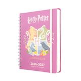Grupo Erik Harry Potter - 2026/2027 Week To View A5 12 Months Academic Schoolagenda - Multicolours