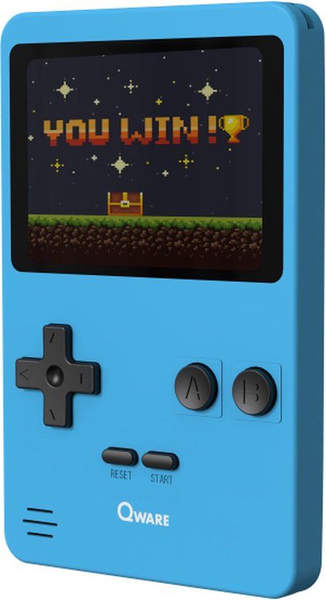 Qware Retro Gamer - Retro Console - 240 Games - Blauw