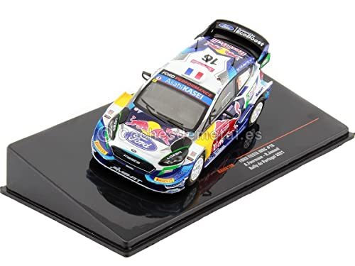 Cochesdemetal Compatibel met 2021 Ford Fiesta WRC nr. 16 Fourmaux/Jamoul Rally Portugal 1:43 IXO Models RAM819B