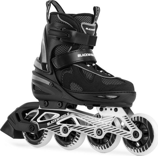 BLACKWHEELS Flex PRO Inline Skates - Adjustable - Size: 38-41 (L) - Black
