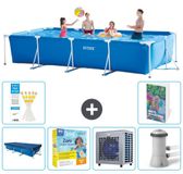 Intex Rechthoekig Frame Zwembad - 450 x 220 x 84 cm - Blauw