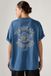 Levi's Short Stack T-shirt met print - Dames - XS - Blauw / True Navy
