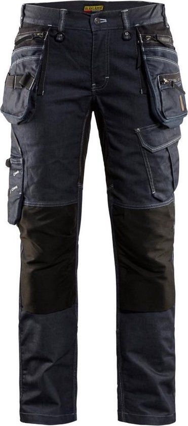 Blåkläder Dames werkbroek X1900 Stretch 7990-1141 - Marineblauw/Zwart - C36