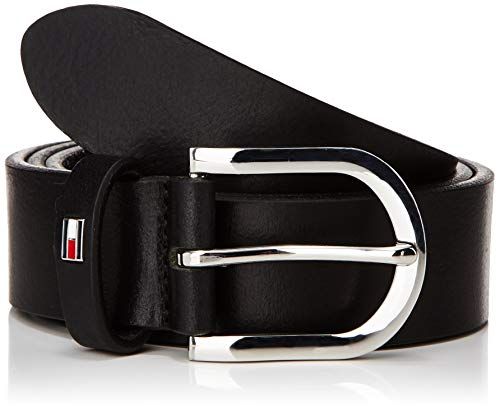 Tommy Hilfiger DANNY BELT Women's Belt, Black (Masters Black 017), 90 cm