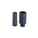 KING TONY 343521M Chrome Molybdeen Legering Staal 3/8\" Drive 6 Point Metrisch Diepe Impact Socket, 65 mm lengte, 21 mm Maat, Pack van 6