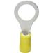 TRU COMPONENTS 1582975 cosse à œillet Section transversale (max.) : 6 mm² Diamètre de la tige : 4.30 mm Partiellement isolé Jaune 1 pièce(s)
