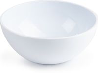 Plastic Forte Kommetjes/Schaaltjes - Dessert/Ontbijt - Kunststof - D12 x H5 cm - Ivoor Wit - BPA Vrij