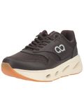 Tenhaag Sneakers laag chocoladebruin / wit
