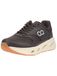 Tenhaag Sneakers laag chocoladebruin / wit