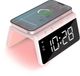 Caliber Réveil - Chargeur sans fil - Lampe de réveil - Rose