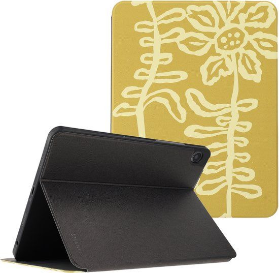 Selencia Tablet Hoes - Geschikt voor Samsung Galaxy Tab A9 Plus / Galaxy Tab A11 Plus - Chalky Bloom