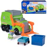 Paw Patrol Recycling-vuilniswagen Crush 'N' Roll Rocky avec figurine écologique