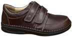 Finn Comfort Gladleer 2KLB 21611 5 Lage Sneakers Heren Klittenband Leer Bruin Maat 46