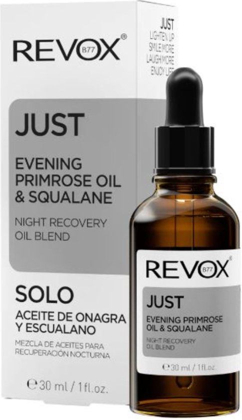 Revox B77 Just Evening Primrose Oil & Squalane Night Recovery Oil - 30ml