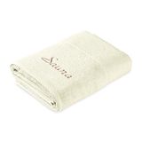 Frottana Pearl Saunahanddoek 80 x 200 cm van 100% katoen, ivoor